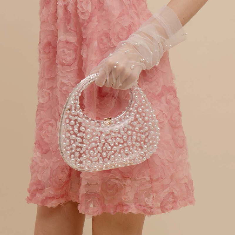 Mini Bag Evening Clutch - Fashion Handbags Evening Party Transparent Bags