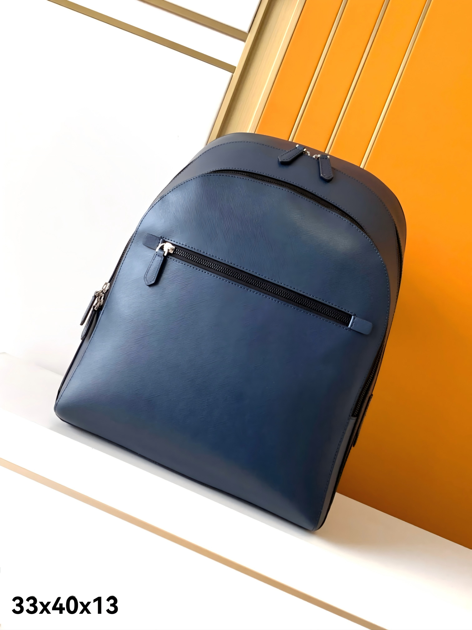 Genuine Leather Backpack - Bag Classic Elegant Top-Grain Leather Backpack,