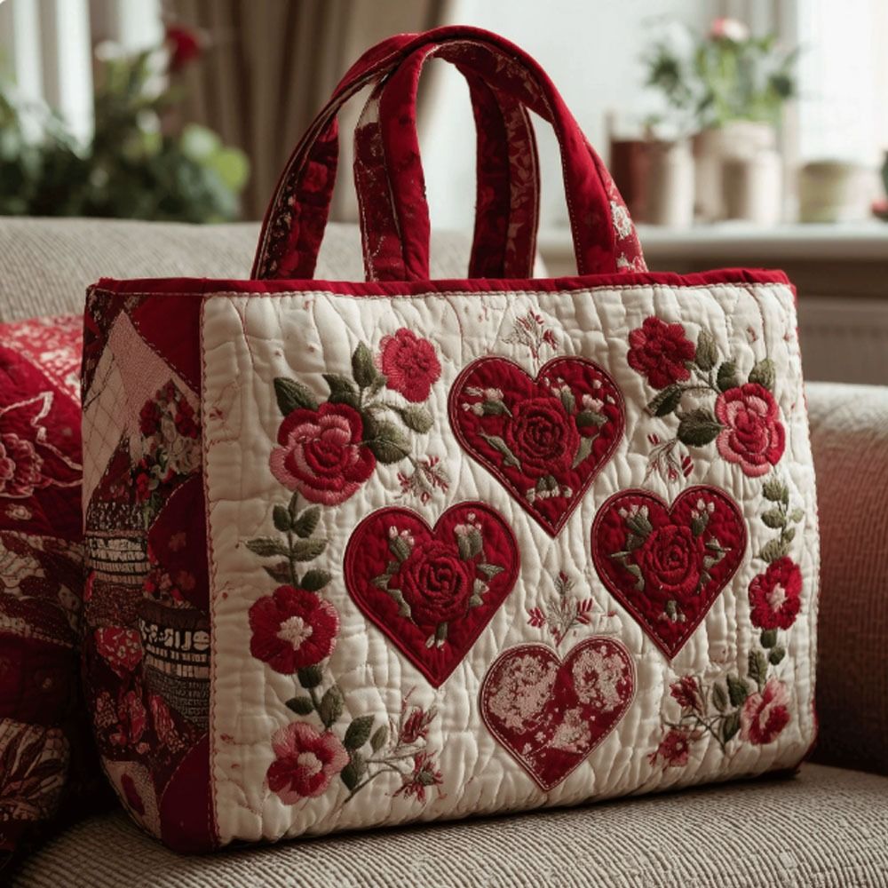 New Cat Pattern Quilted Tote B - Luxury Quilted Bags recension och pris