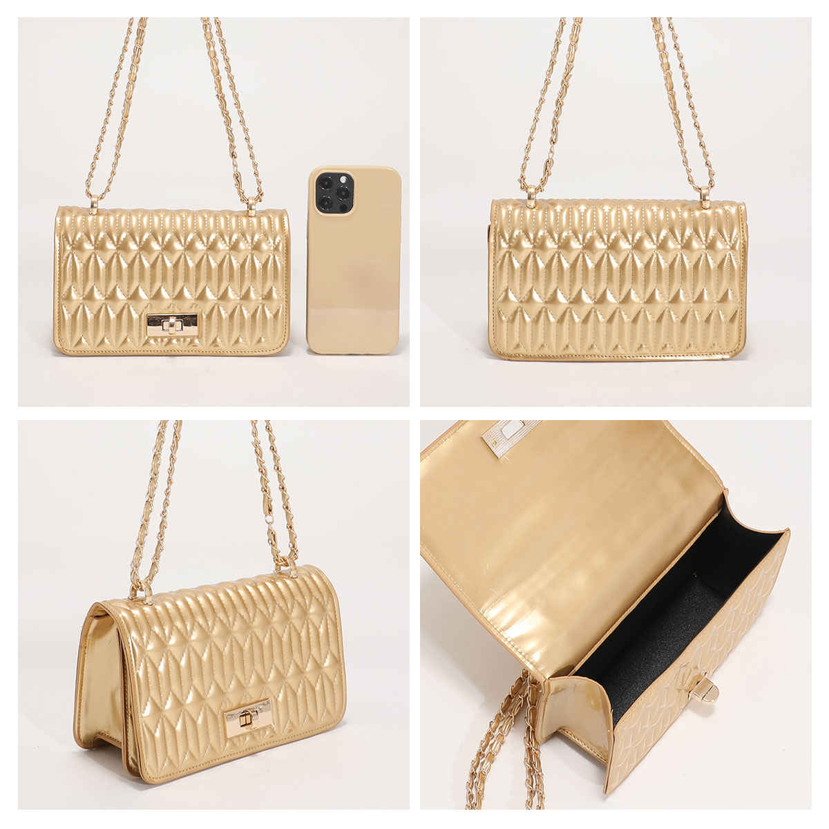Light Luxury Argyle Quilted Qu - Luxury Quilted Bags recension och pris