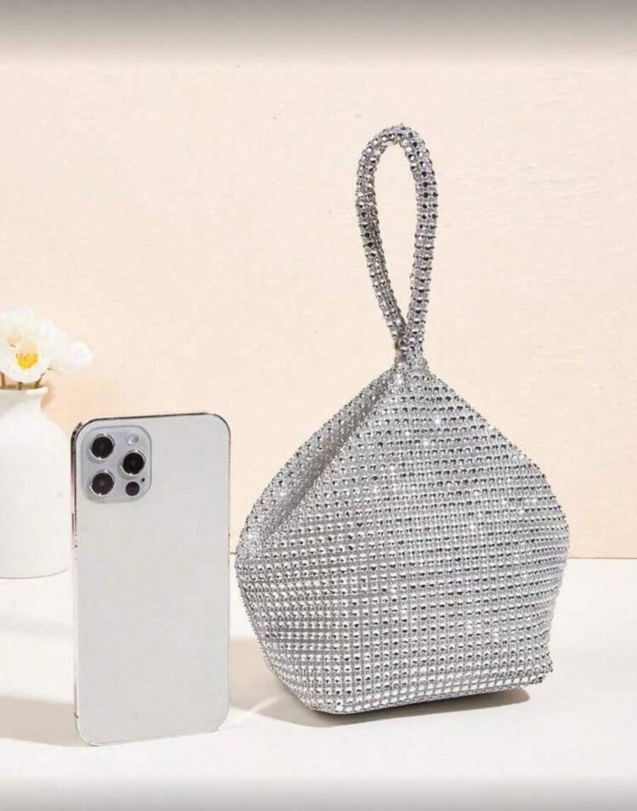 Rhinestone Bucket Bag Mini Dra - Mini Bag Evening Clutch recension och pris