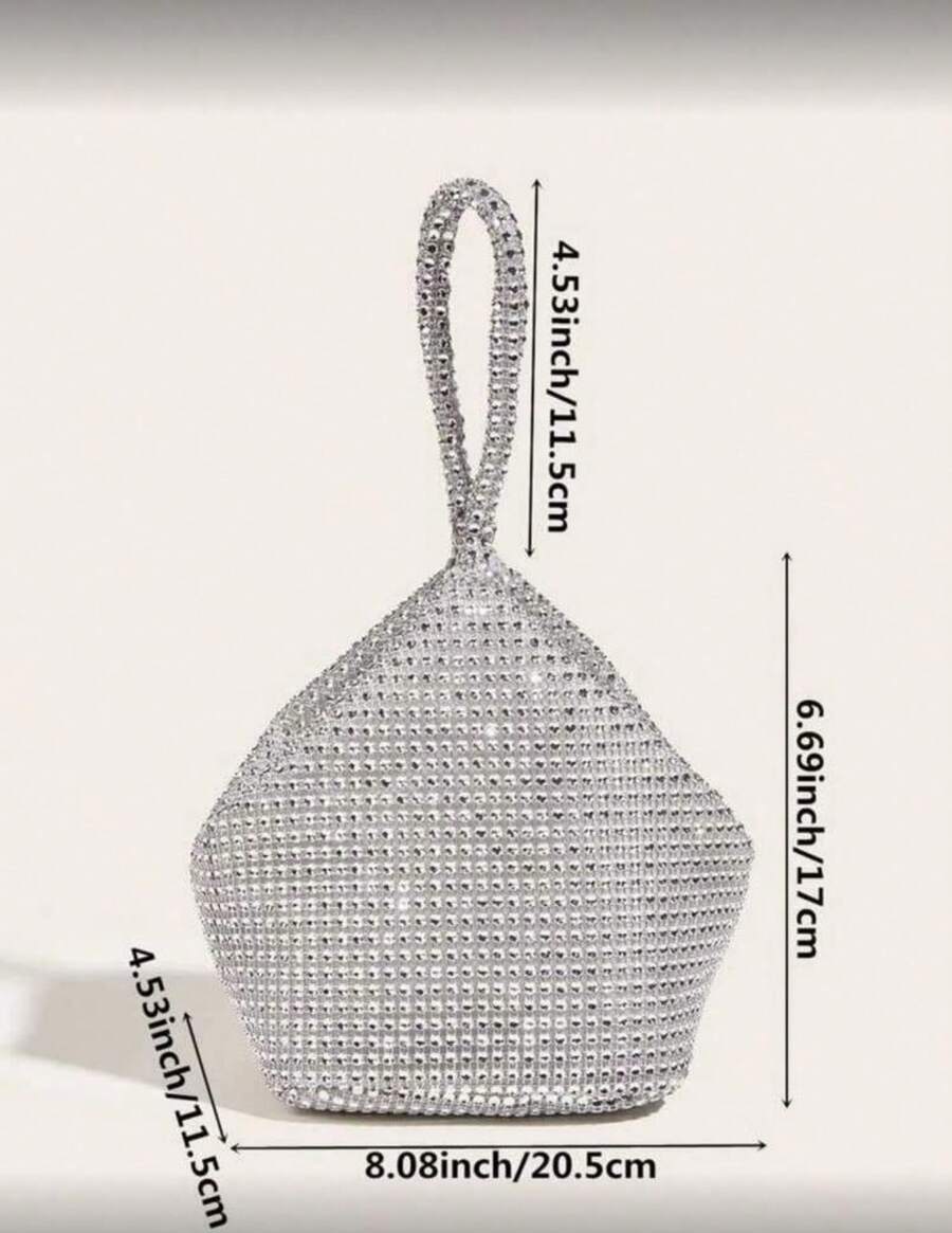 Rhinestone Bucket Bag Mini Dra - Mini Bag Evening Clutch recension och pris