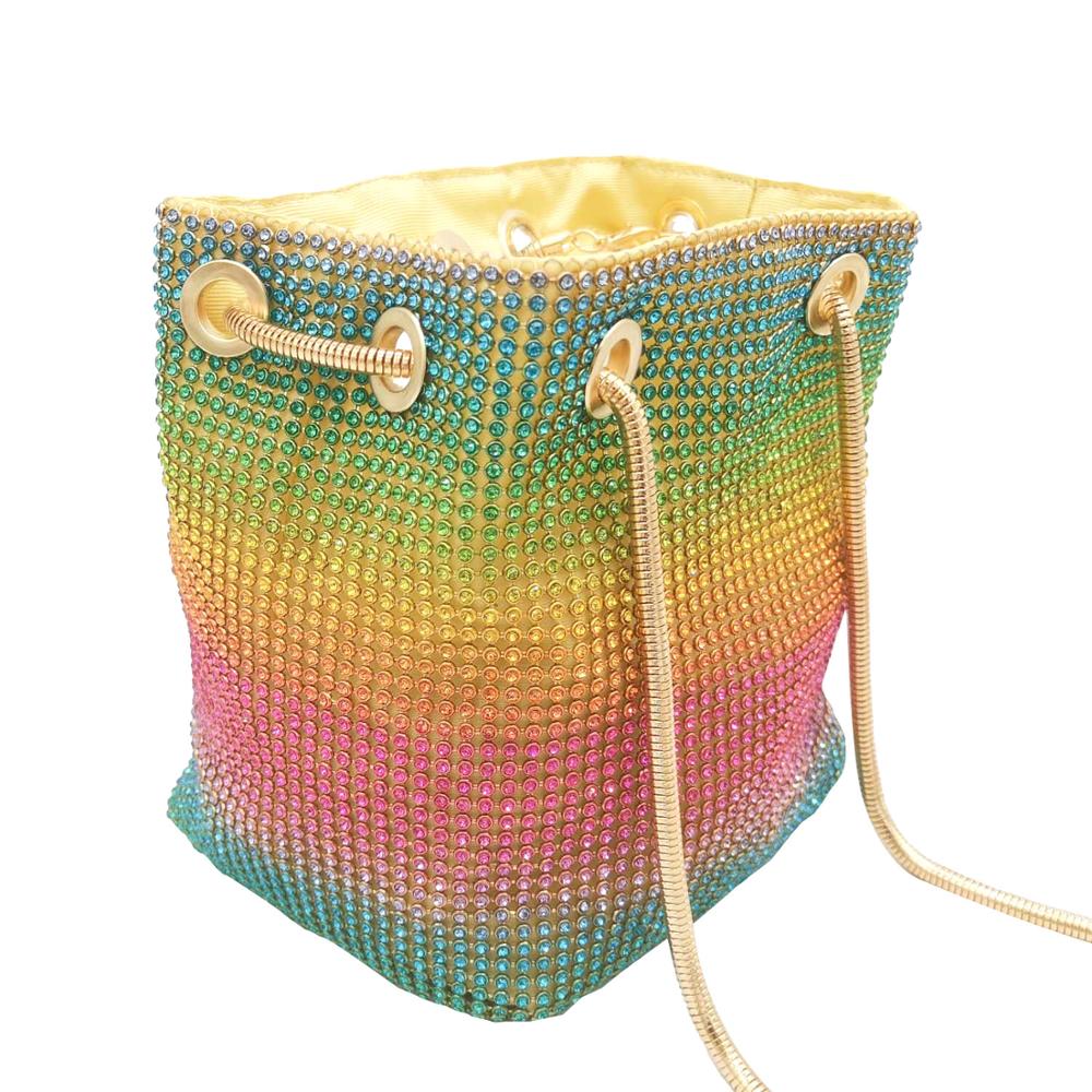 Boutique De FGG Rainbow Women  - Mini Bag Evening Clutch recension och pris