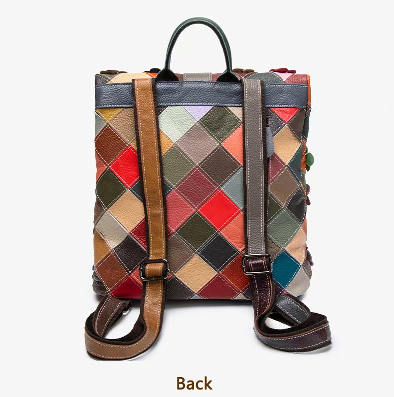 Vintage Women Genuine Leather  - Genuine Leather Backpack recension och pris