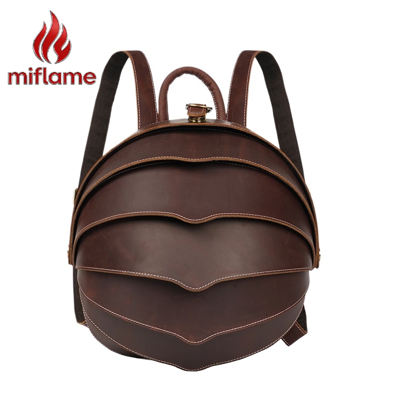Vintage Handmade Genuine Leath - Genuine Leather Backpack recension och pris