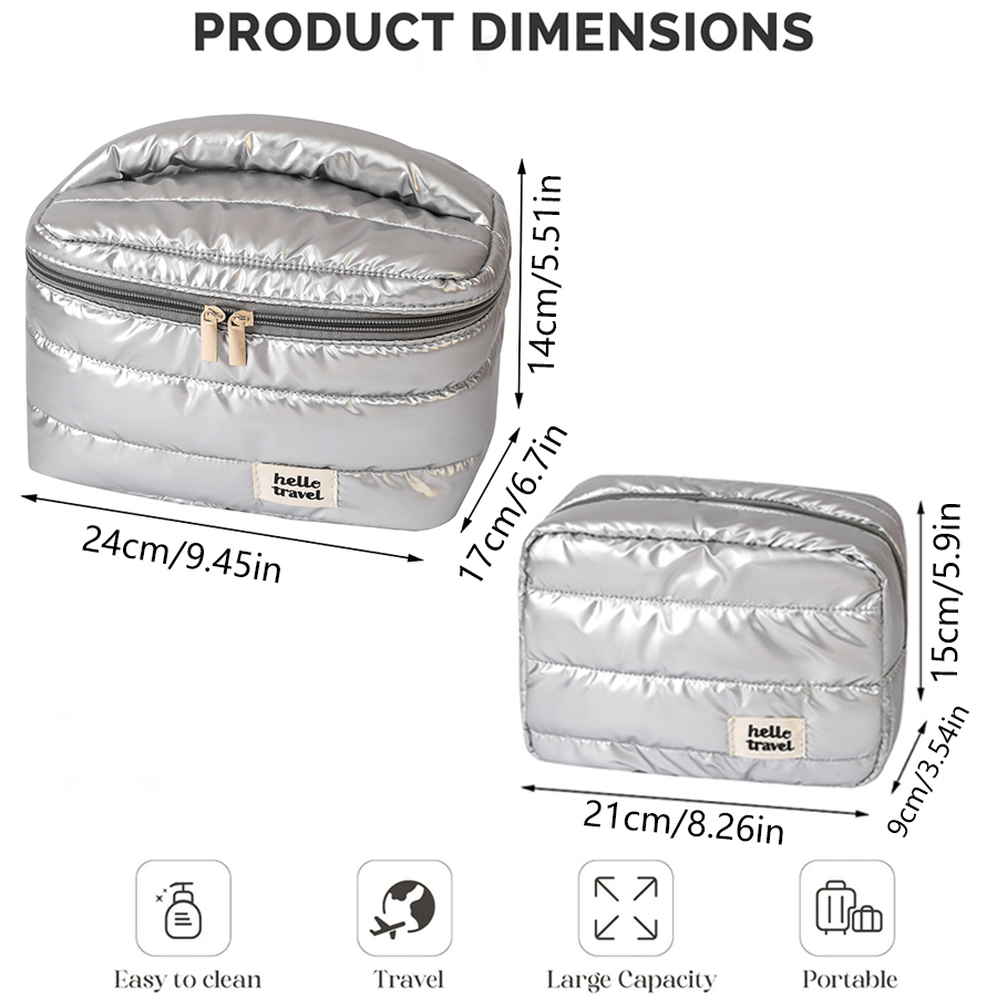 Luxury Large Capacity Makeup B - Luxury Quilted Bags recension och pris