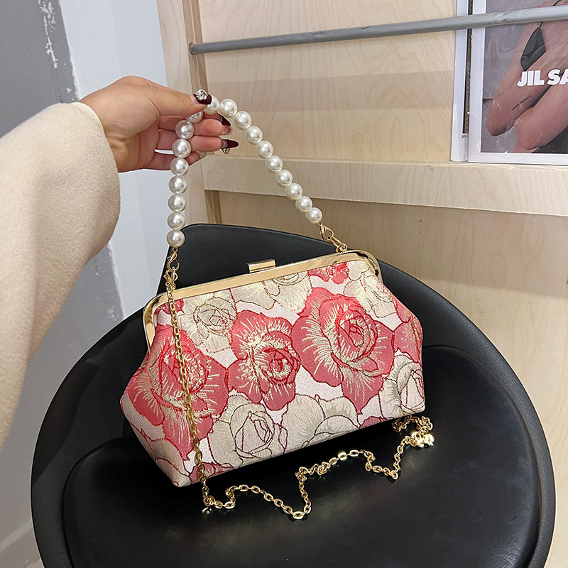 Fashion Hasp Silk Embroidery P - Luxury Bags For Women Sale recension och pris
