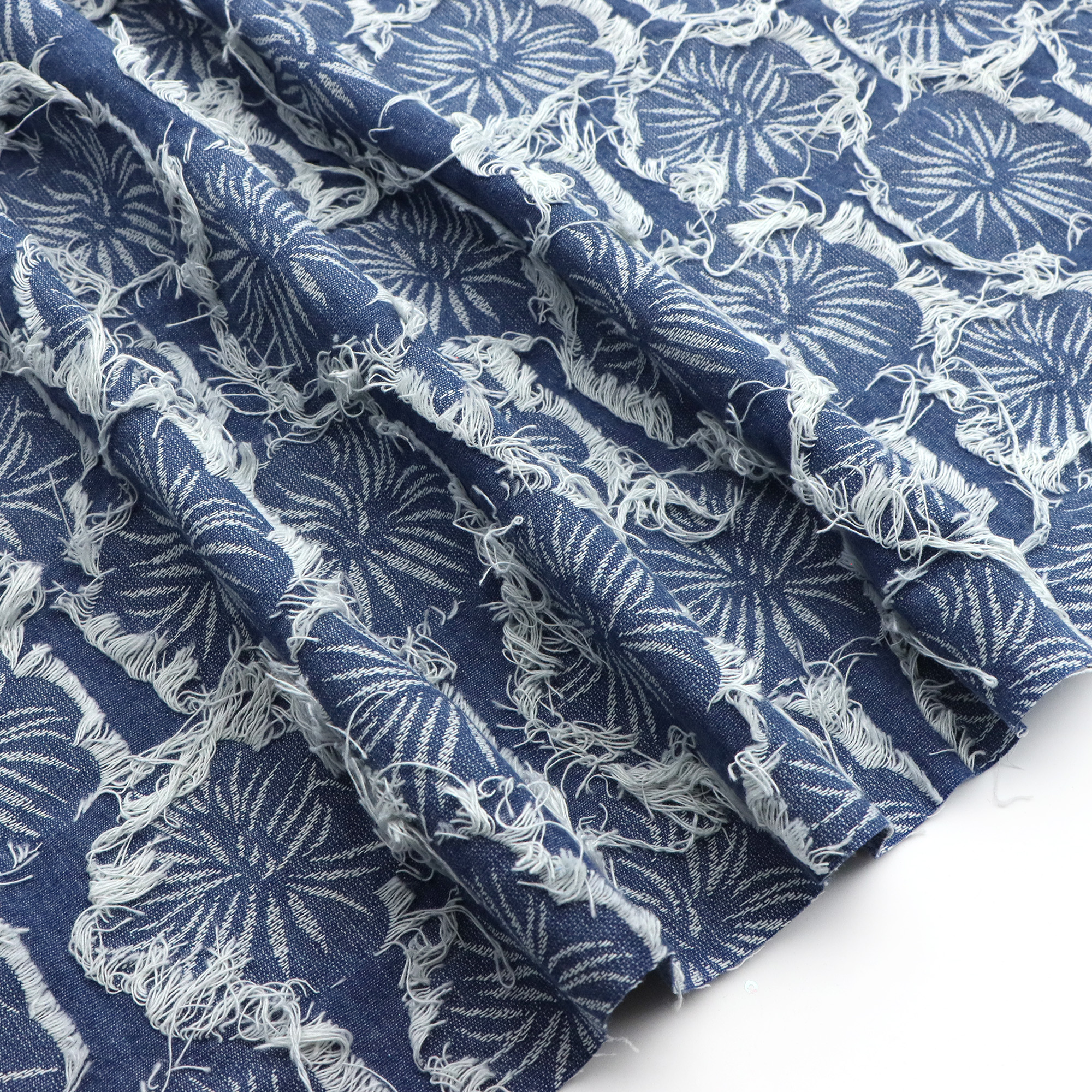1Pc Denim Fabric With Tassel,1 - Luxury Bags Denim recension och pris