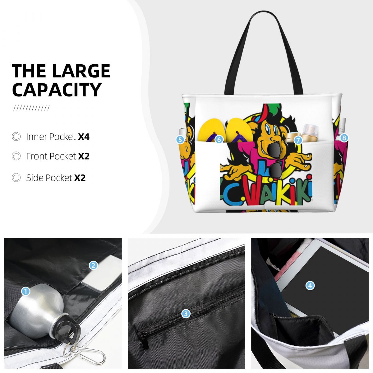 Monkey Lc Waikiki Singe Beach  - Luxury Yoga Bags recension och pris
