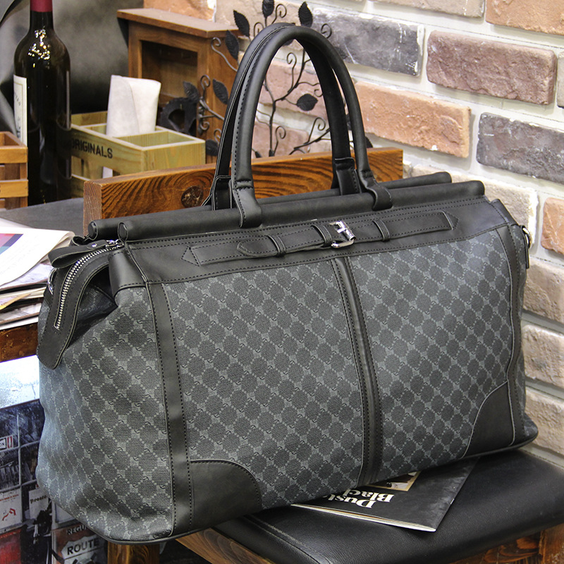 Fashion Plaid Travel Bag Men H - Luxury Bags For Travel recension och pris