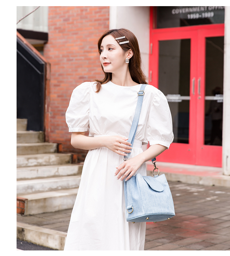 Casual Denim Bucket bag for wo - Luxury Bags Denim recension och pris