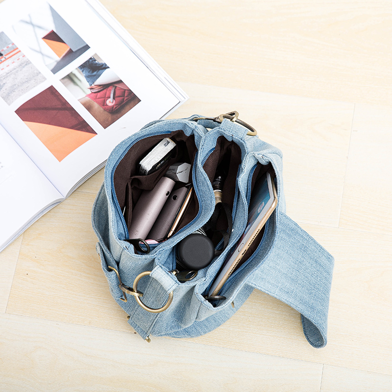 Casual Denim Bucket bag for wo - Luxury Bags Denim recension och pris