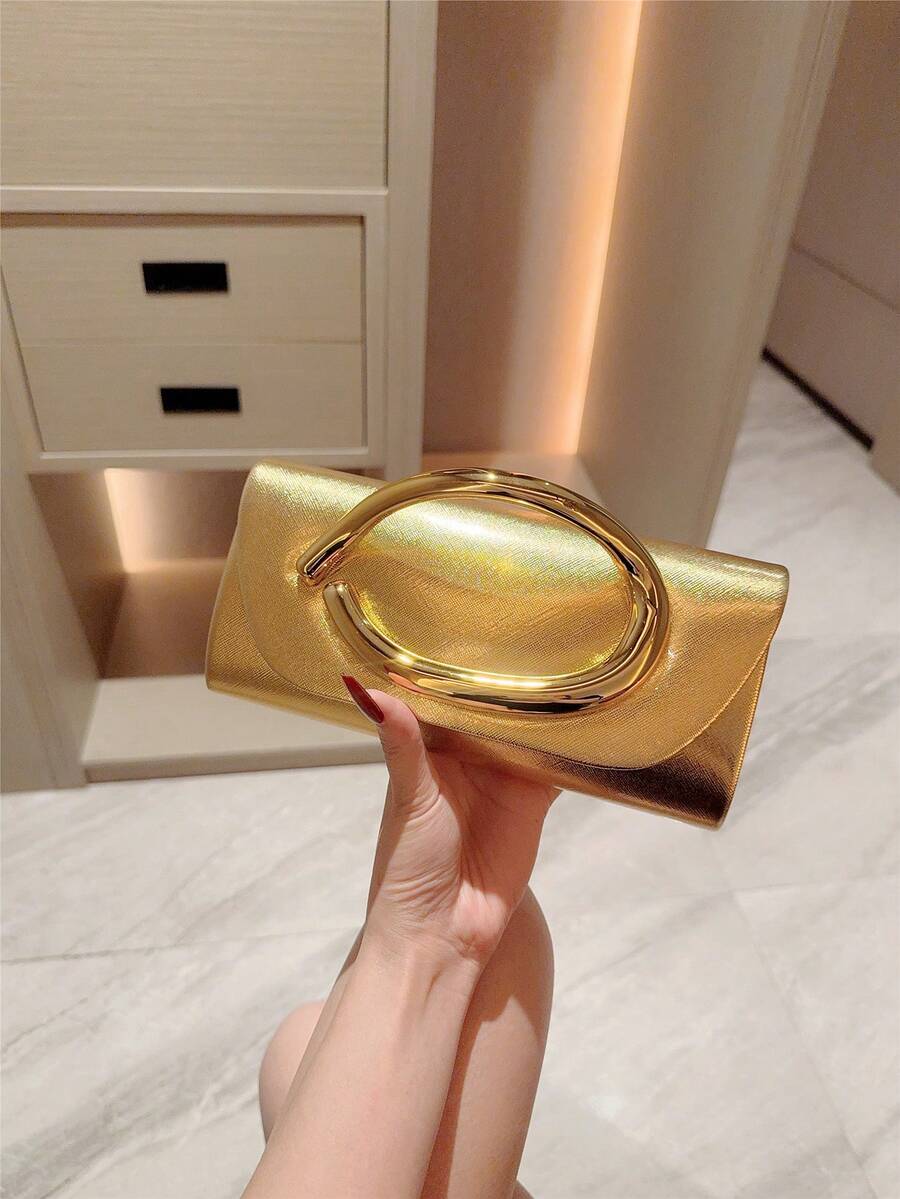 Elegant Metallic Mini Clutch B - Mini Bag Evening Clutch recension och pris