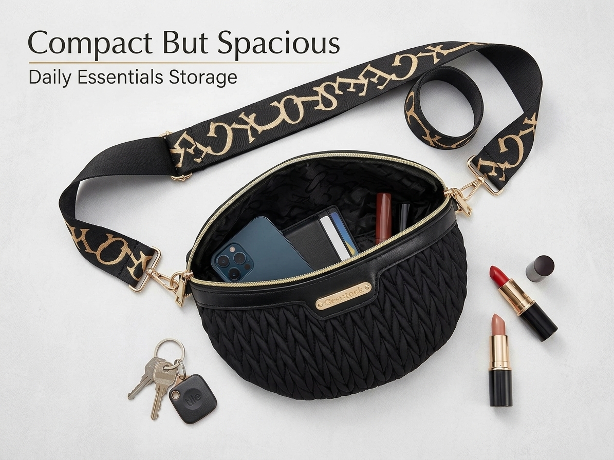 Luxury Quilted Waist Pack for  - Luxury Quilted Bags recension och pris