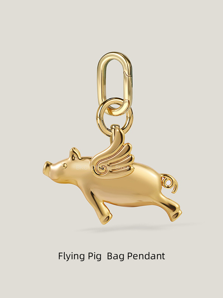 Luxury Brass Fliggy Bag Charm  - Luxury Bags Hermes recension och pris