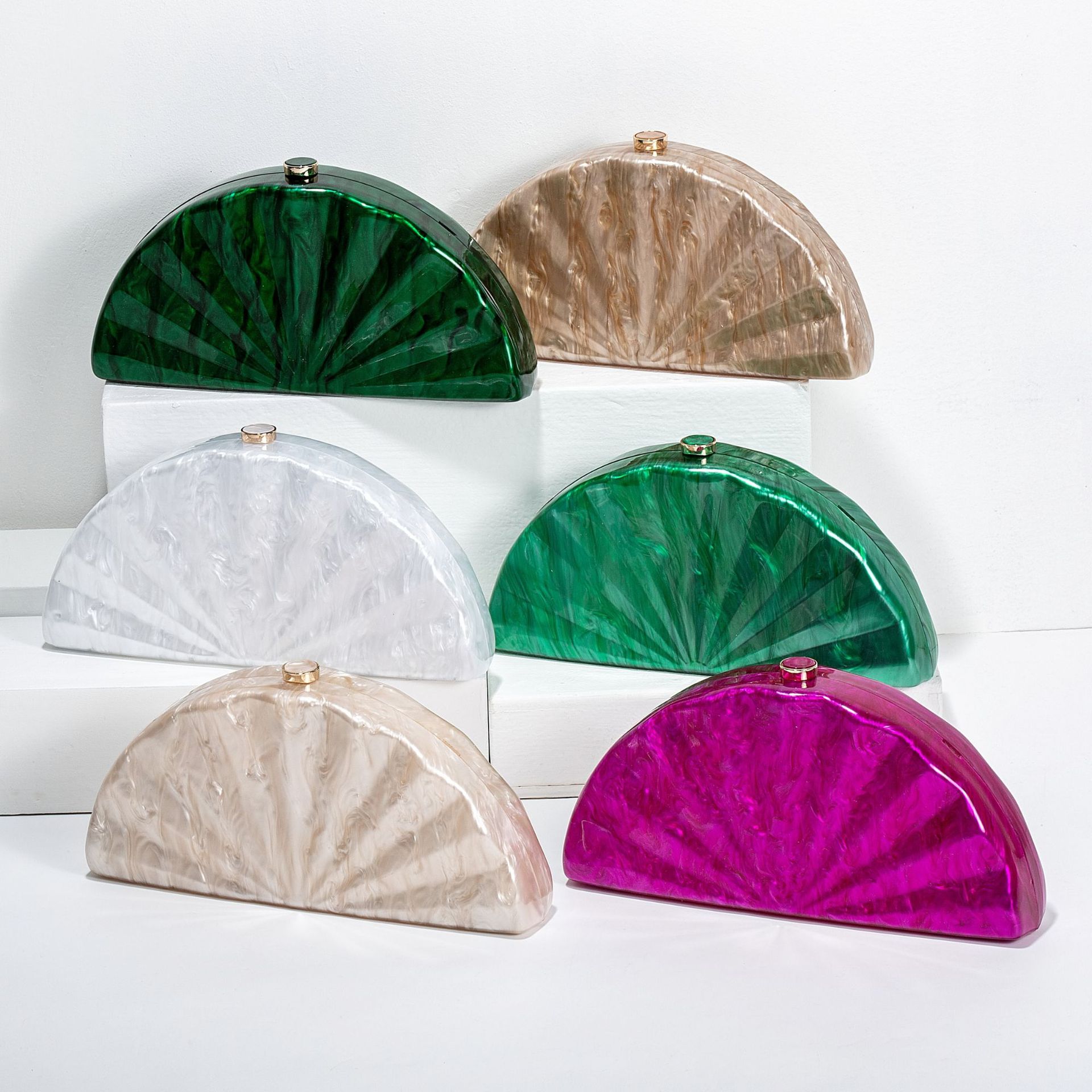 Women Brand Half Moon Circular - Mini Bag Evening Clutch recension och pris