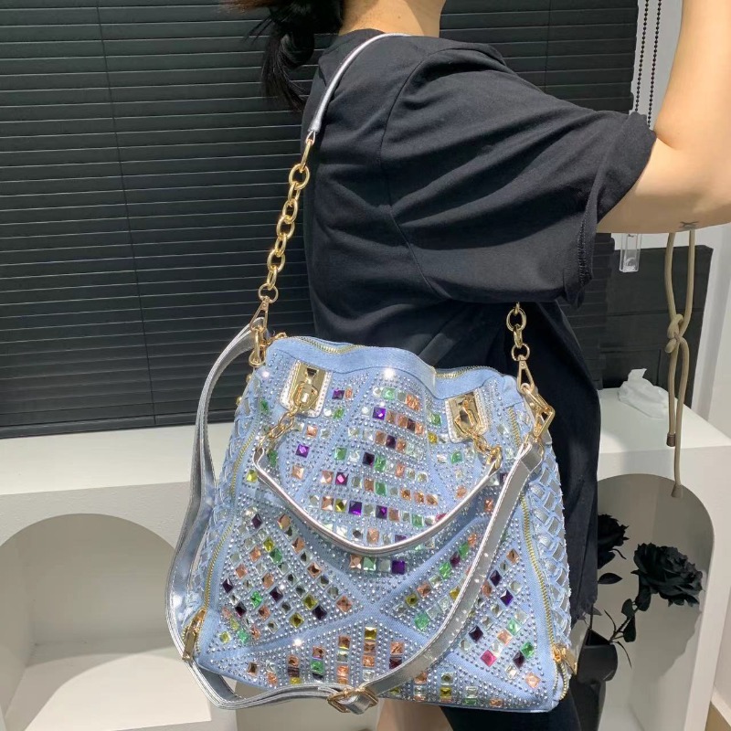 Women's Fashion Denim Braided  - Luxury Quilted Bags recension och pris