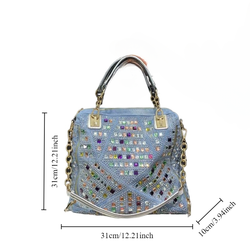 Women's Fashion Denim Braided  - Luxury Quilted Bags recension och pris