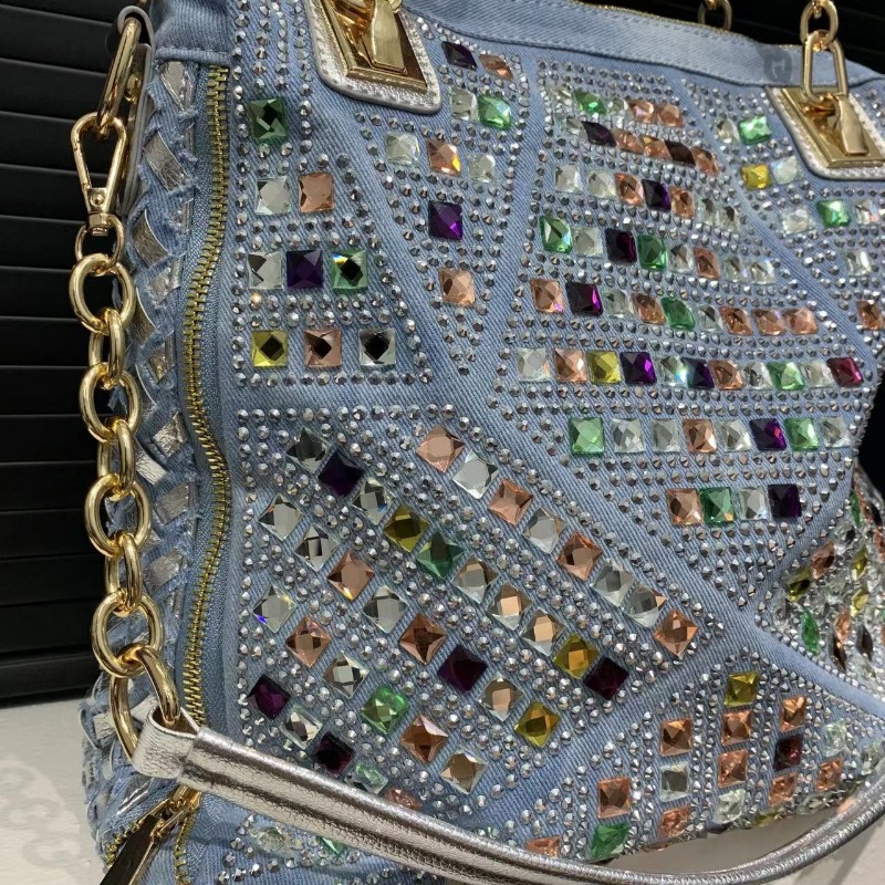 Women's Fashion Denim Braided  - Luxury Quilted Bags recension och pris