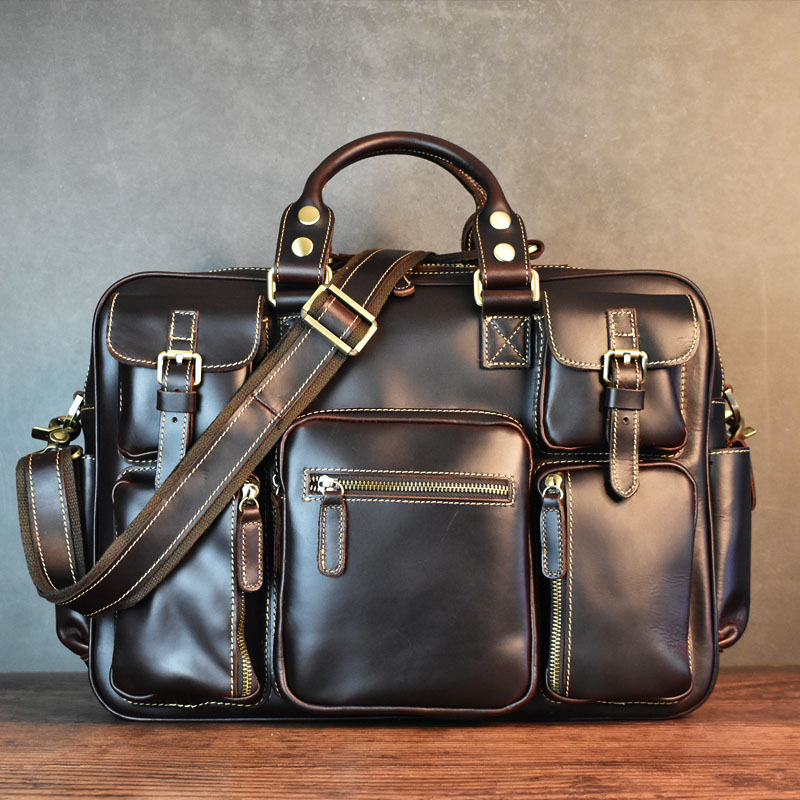 Vintage Men's Black Shoulder B - Luxury Bags For Travel recension och pris