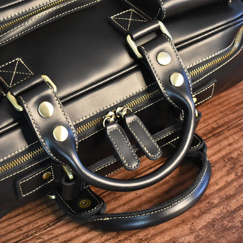Vintage Men's Black Shoulder B - Luxury Bags For Travel recension och pris
