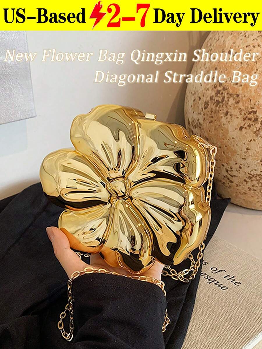 Floral Shape Mini Shoulder Bag - Mini Bag Evening Clutch recension och pris