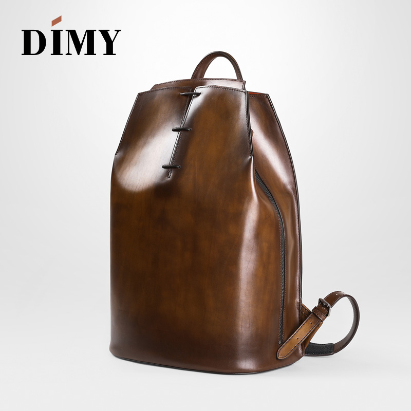 DIMY 2025 new men's genuine le - Genuine Leather Backpack recension och pris