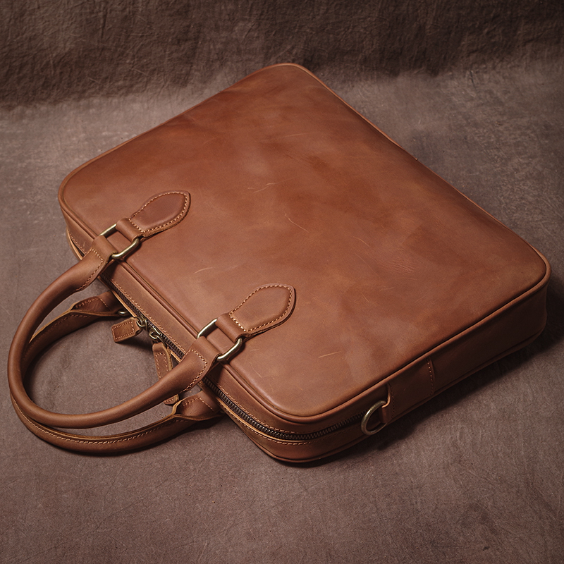 GURO Men Crazy Horse Cowhide B - Luxury Bags Laptop recension och pris