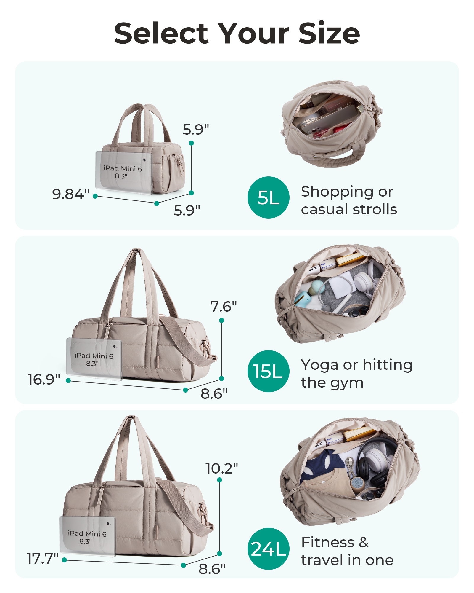BAGSMART Gym Bag for Women Min - Luxury Yoga Bags recension och pris