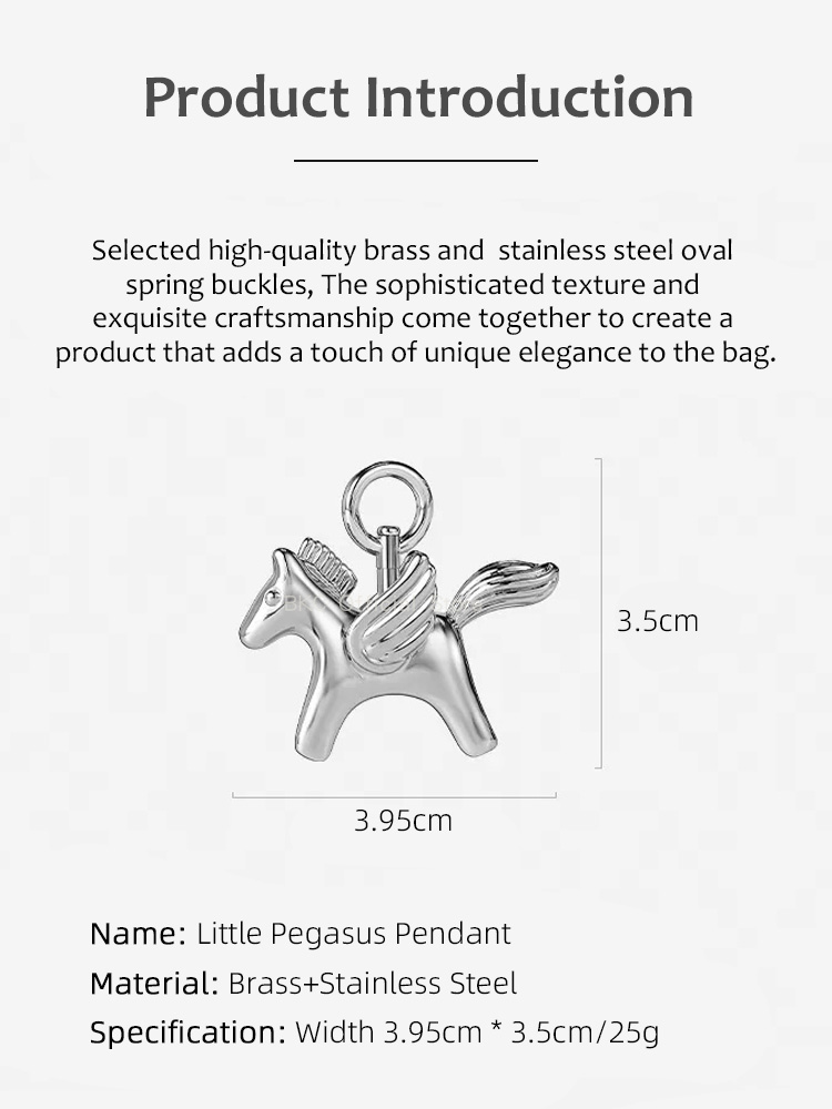 Luxury Brass Pegasus Bag Charm - Luxury Bags Hermes recension och pris