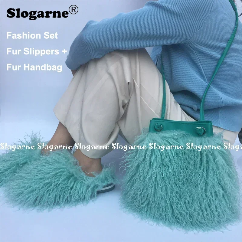 Hot Sale Spring Teddy Fur Slid - Luxury Bags For Women Sale recension och pris