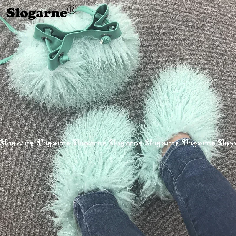Hot Sale Spring Teddy Fur Slid - Luxury Bags For Women Sale recension och pris