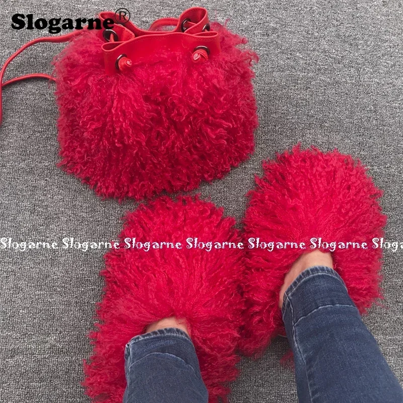 Hot Sale Spring Teddy Fur Slid - Luxury Bags For Women Sale recension och pris