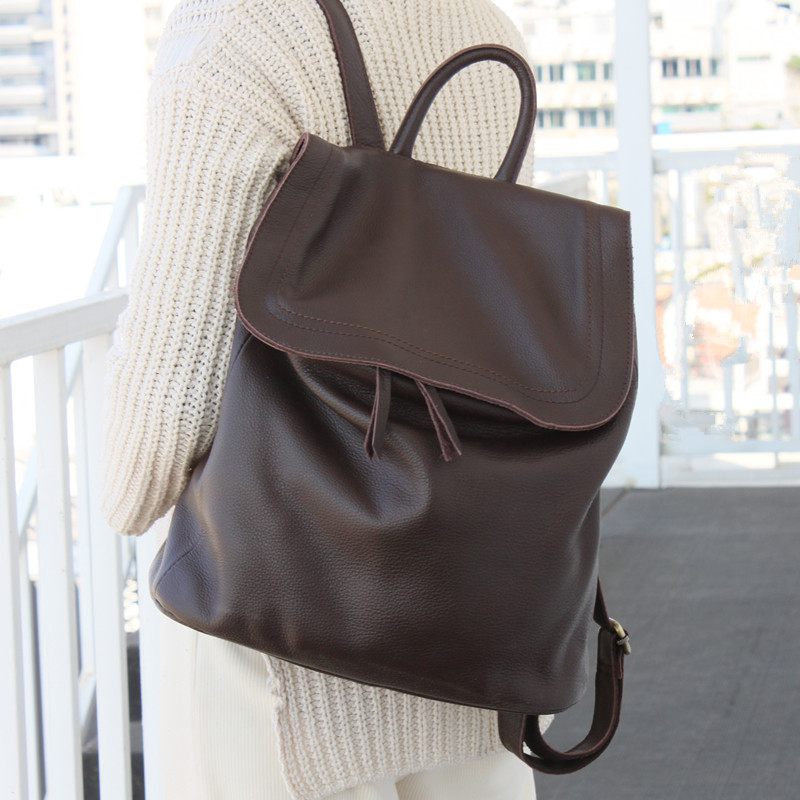 Designer Backpack Bag Women Ge - Genuine Leather Backpack recension och pris